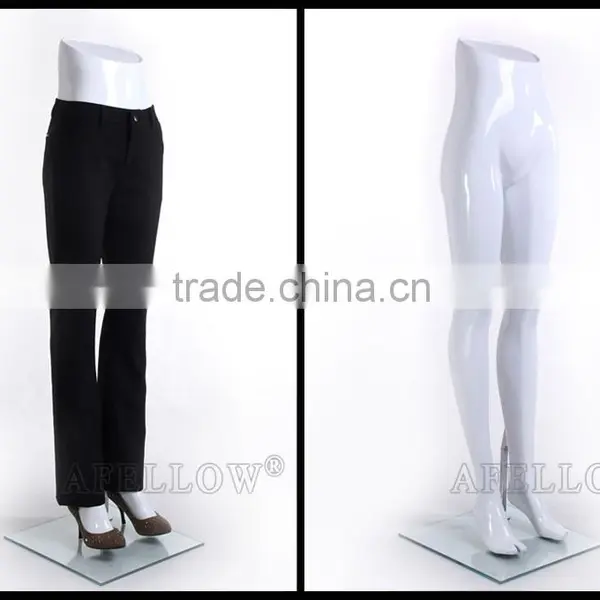 Glossy White Torso Female Trousers Mannequins photo-4