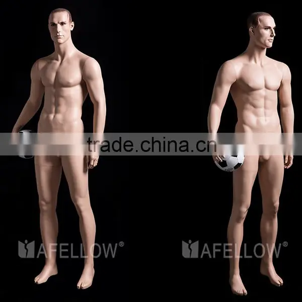 Playing Football Mannequin Fiberglass Male Realistic Engraving Head Sports Men Display Manikin FTM2 photo-6