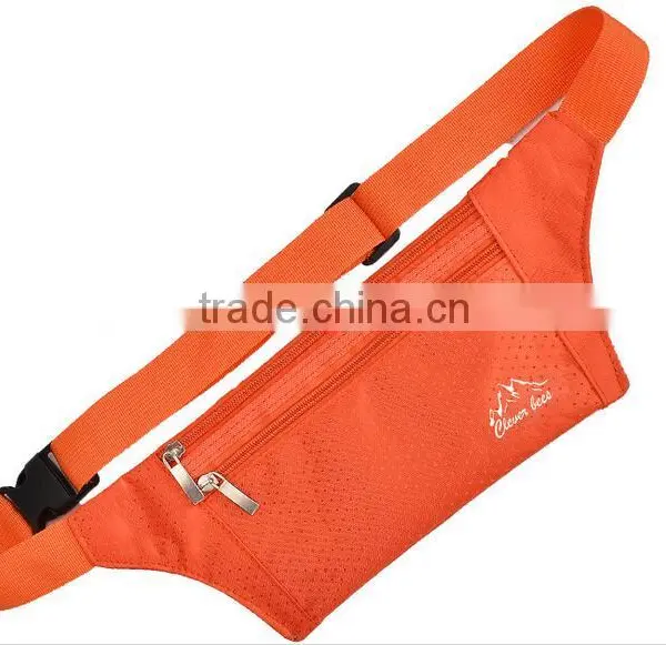 Outdoor Climbing Cycling Camping Travel Waterproof Polyester Ultra-thin Waist Pack Mobile Phone Bag Runner Belt photo-4