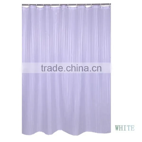 High Quality Hotel Hookless Decorative Shower Curtain, Clear Jacquard Shower Curtain photo-2