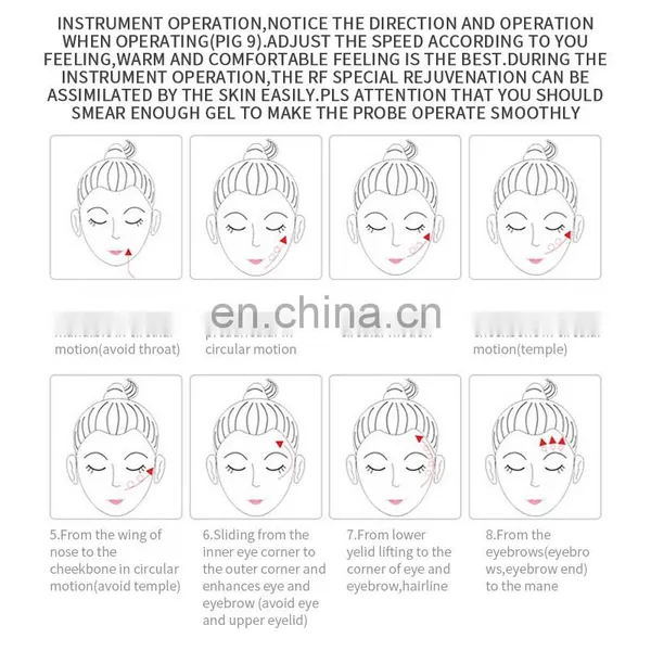 RF Skin Rejuvenation Skin Care Beauty Instrument For Home Anti-aging Lifting and Firming Skin Wrinkles Removal Massage Machine photo-5