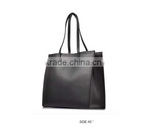 Morden Fashion Genuine Leather Two Sizes Womens Large Capacity Handbag Single-Shoulder Bags for Lady photo-6