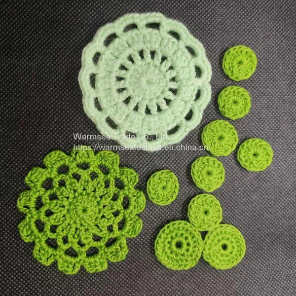 Handcraft Garment Accessories Handmade Cotton Appliques photo-3