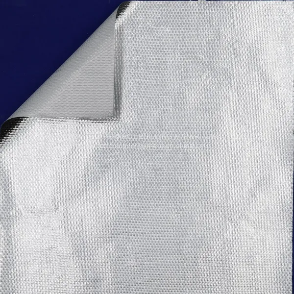 Aluminum Foil Fiberglass Cloth Coated Fabric for Insulation PUR PIR Rockwool Glasswool photo-3
