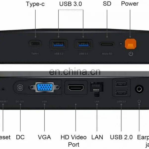 CHUWI HeroBox Fanless Mini PC Linux/Win10 (64-bit) Desktop 8+180GB SSD 4K MINI PC photo-4