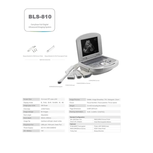 All Digital Ultrasonic Diagnosis SystemPortable Digital Acoustic Diagnostic Scanner for Human in Hospital photo-5