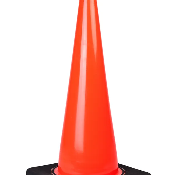 70cm/28′′ Red Color PVC Road Safety Reflective Traffic Cone photo-3