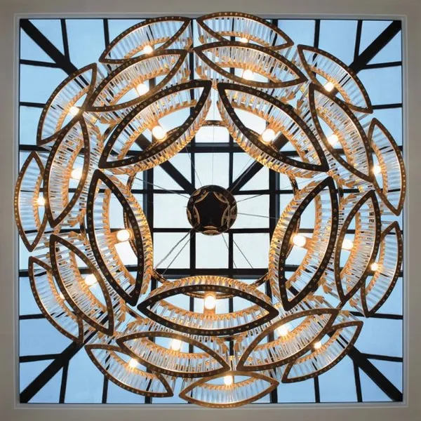 Custom Luxury hotel lobby chandeliers modern venetian chandeliers