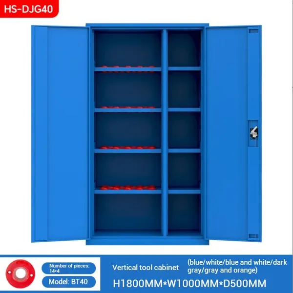 Metalworking Blue Tool Cabinet With Perforated Doors - Professional Storage for Fabrication Shops Supplier photo-4