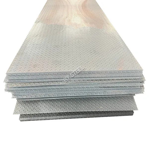Factory Supply Hot Rolled Ms Steel Carbon Diamond Checkered Plate Carbon Steel Checkered Plate photo-4