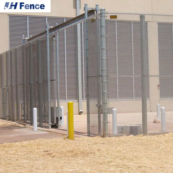 High Security 358 Weld Mesh Anti Climb Fence for Boundary Prison Airport Border Railway Power Station photo-3
