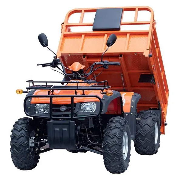 New 2025 300CC Water-cooled 4X4 Agricultural ATV UTV Dump Cargo Quad With Trailer Farm Utility Vehicle for Adults photo-4