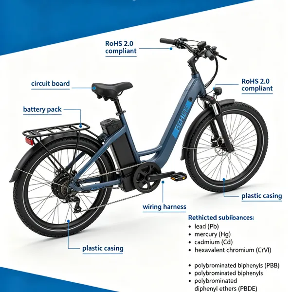 Electric bicycles exported to the EU must comply with RoHS 2.0