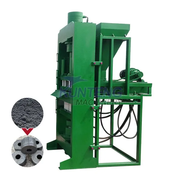 Flake charcoal hydraulic forming machine Rice husk charcoal briquetting machine EPC