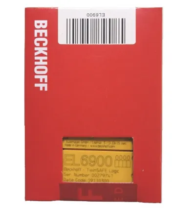 Beckhoff EL6900 EtherCAT TwinSAFE Logic Terminal Safety PLC Module SIL3 PL e Safety Controller 128 FSoE Connections photo-2