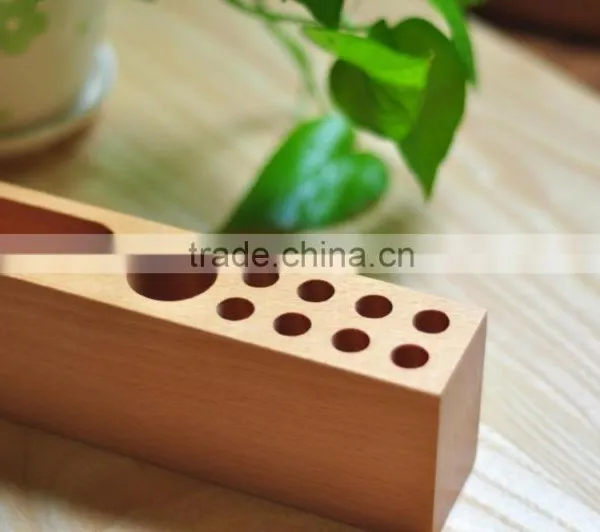 Handmade Wood Organizer Pen Organizer Phone Stand photo-5