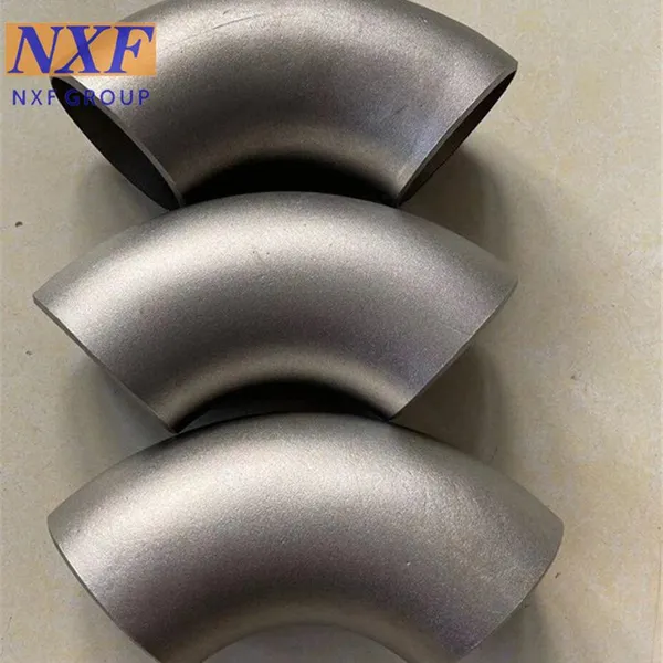 NXF UNS N06625 /2.4856/N06625 OD DN15-1200 Thickness SCH10-XXS Nickel Alloy 90/45 Deg LR/SR Butt Welding Elbow photo-2