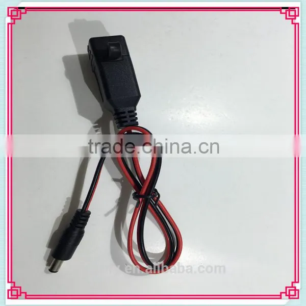 TPE Spring Cable 2C With Both End DC5.5x2.1 Extension Power Cable photo-3