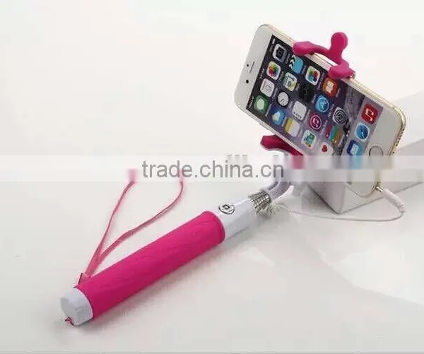 Wholesale Extendable Camera Tripod Handheld Colorful Wireless Monopod Bluetooth Selfie Stick Bluetooth Shutter Button photo-2