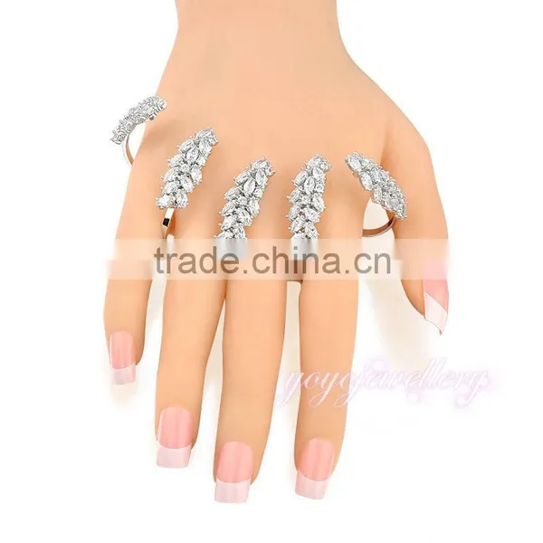 Wholesale Cheap Fashion Jewelry Zircon Hand Palm Bracelet photo-2