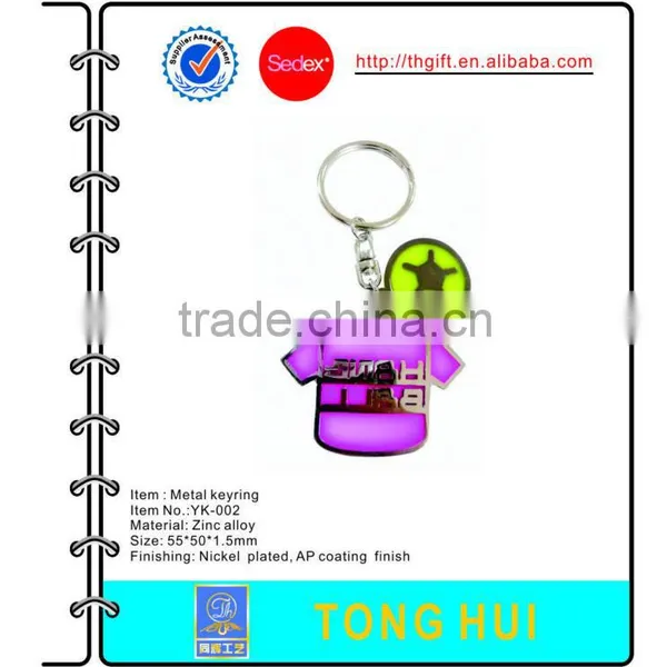 Apparel Charm Keychain/keyrings,fashion Charm Keychain/keyrings,souvenir Metal Keychains