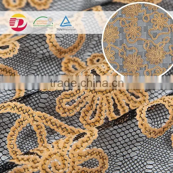 Wholesale Cheap Guipure White Cotton Lace Embroidery Beautiful Fabric Samples of Lace for Dress photo-6