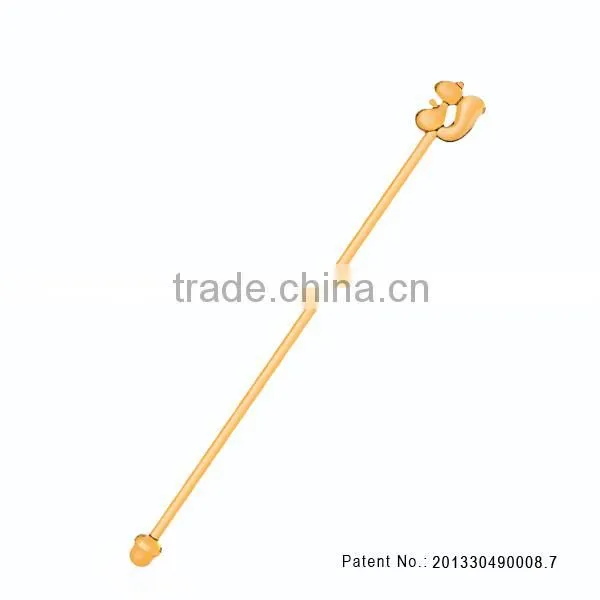 Popular New Design Colored Plastic Cofferr Stirrer