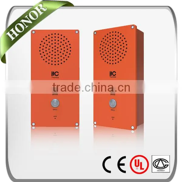 ITC T-6703 IP Based 1 Key Get Helped Waterproof and Vandal Proof Wired Audio Intercom Quality Choice photo-2