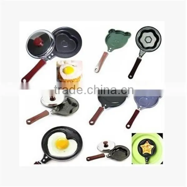 J199 Kitchen Small Size Different Types Cartoon Fried Eggs Pan photo-2