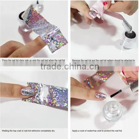 New Arrival Beauty Nail Foil Transfer Tips Decoration JQ 93 Nail Art Designs photo-2