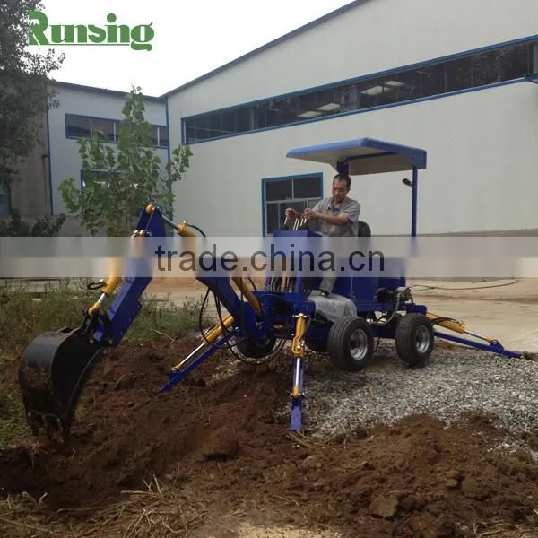 Mini Excavator 13 Horse Power Manufacturer Direct Factory Mini Towable Backhoe With Engine photo-6