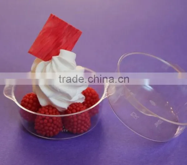 Amazon Hot Sale Plastic Disposable Ice Cream Cup With Lid Dinnerware photo-4