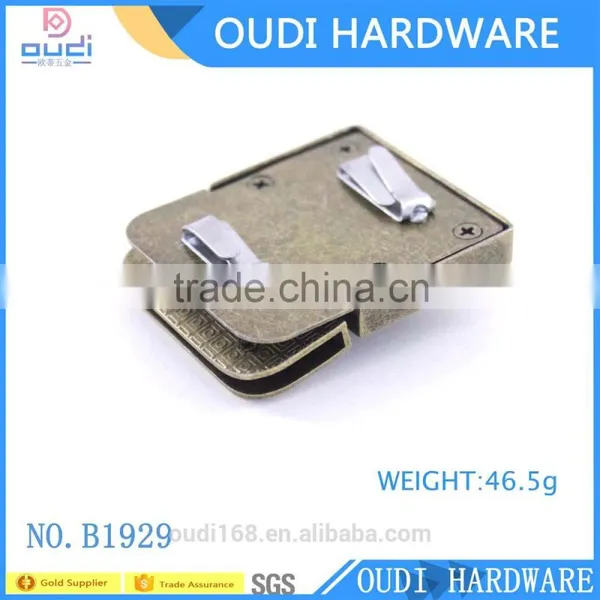 2015 Wholesale High Quality Custom Promotional Fashion Handbag Turn Lock for Bag Accessories in Guangzhou China photo-4