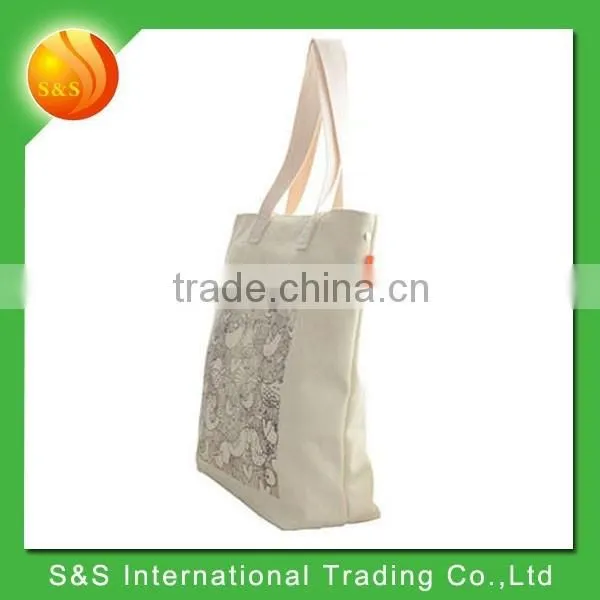 2015 New Style Fodable Tote or Single Shoulder Canvas Shopping Bag photo-2