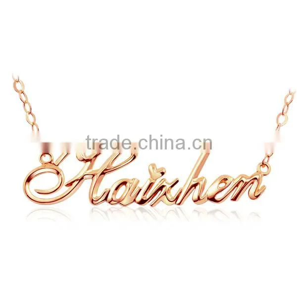 Fashion Made in China Pendant Necklace, Letter Pendant,necklace Designs, Gold Necklace, photo-4