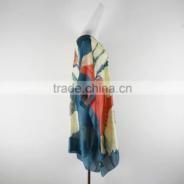 Women Fashion Southeast Asia Bat-wing Sleeves Chiffon Dress photo-2
