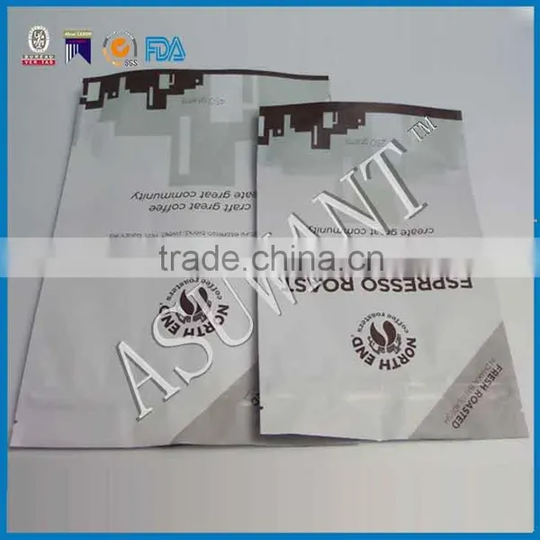 Factory Price Drip Foil Coffee Bag Wholesale Stand up Matte White Zipper and Valve Bag photo-6