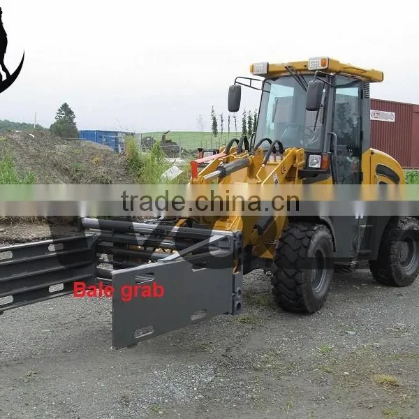 Bale Grab on Loader, Wheel Loader Attachments