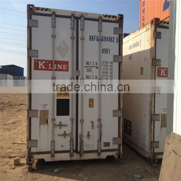 40' Used Reefer Container With Carrier Refrigerator for Sale