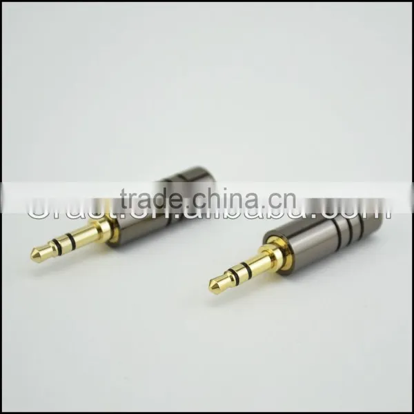 OEM Gold Plated 2.5mm 3 Pole Headphone Plug Stereo Wire Audio and Video Connectors for DIY Jack Adapter photo-6