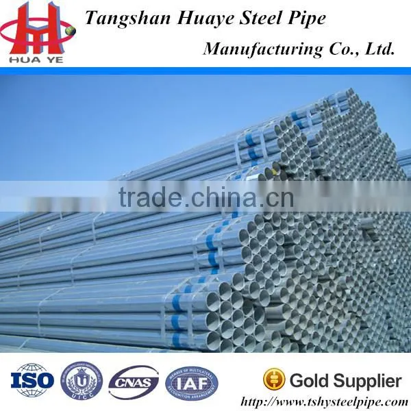 Structural Steel Erw Hot Dipped Welded Galvanized Round Section Tube/pipe photo-5