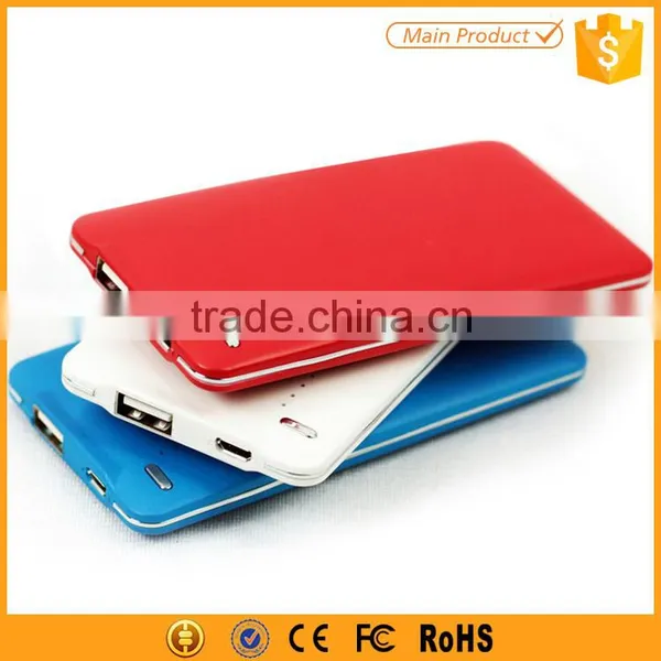Handy Flat Plastic Power Bank 5000mah photo-3