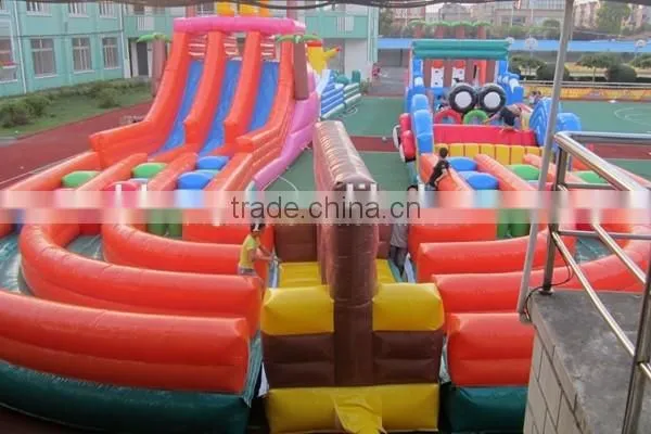 Commercial Huge Inflatable Courses/inflatable Adventure Time photo-4