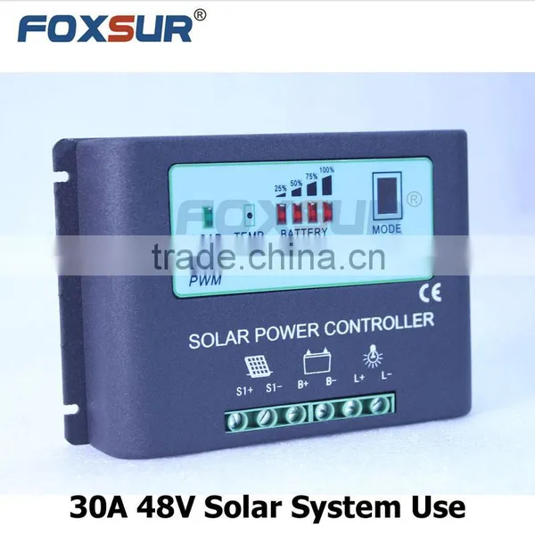 Hot Selling Promotion Price 48V 30A PWM Solar Charge Controller with high quality for industrial products use