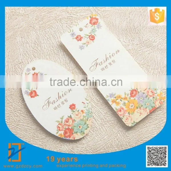 Design White Fancy Clothing Swing Tag Hang Tag Price Tag photo-2