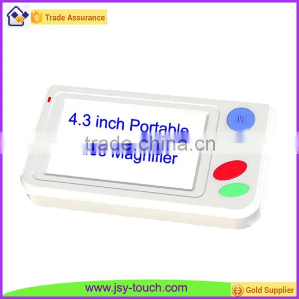 Handheld Visual Aid 4.3 inch Portable Video Magnifier for Visually Impaired People