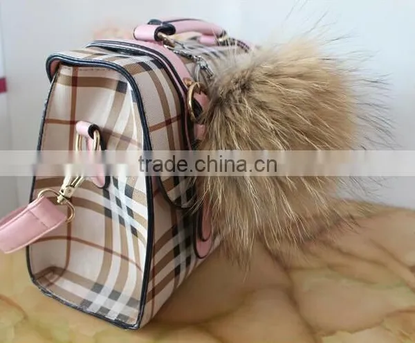 Fluffy Raccoon Fur Pom Poms / Hat Accessories / Fur Pompons photo-6