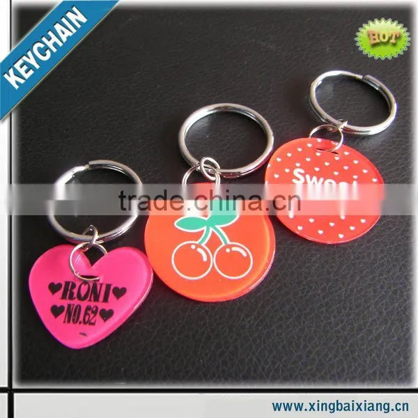 Hot Sell Fashion Promotional Silicone Keyring