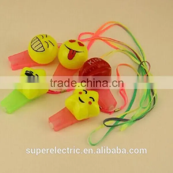High Quality Wholesale Cheap Kids Plastic Led Whistle photo-3