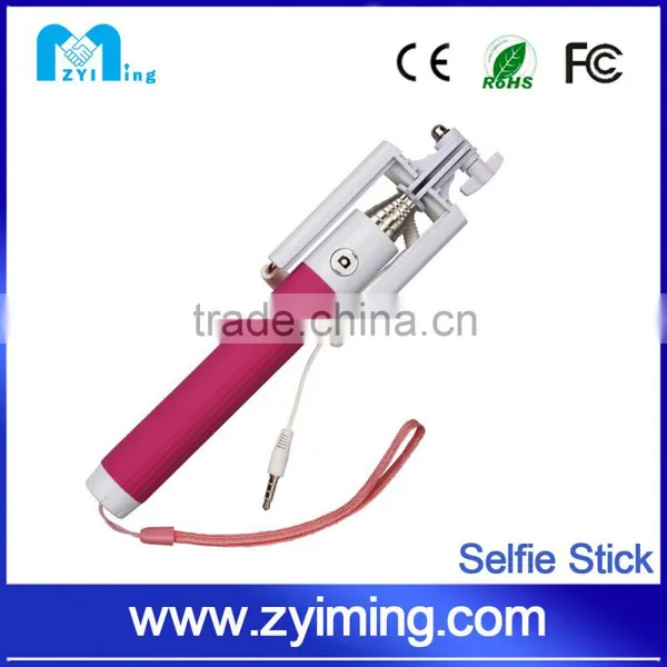 Zyiming Factory Wholesale Folding Selfie Stick YM-Z07-6S Selfie Stick Extendable Baton for Smart Phone photo-2
